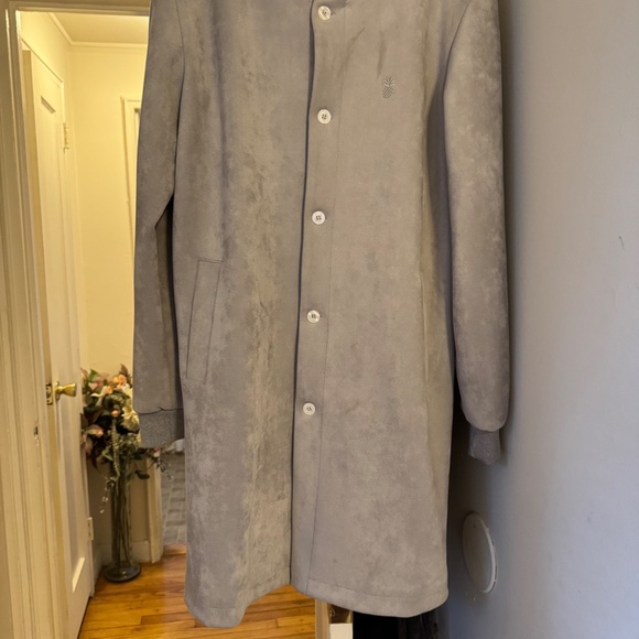 Gorgeous silver suede coat! - Picture 6 of 9